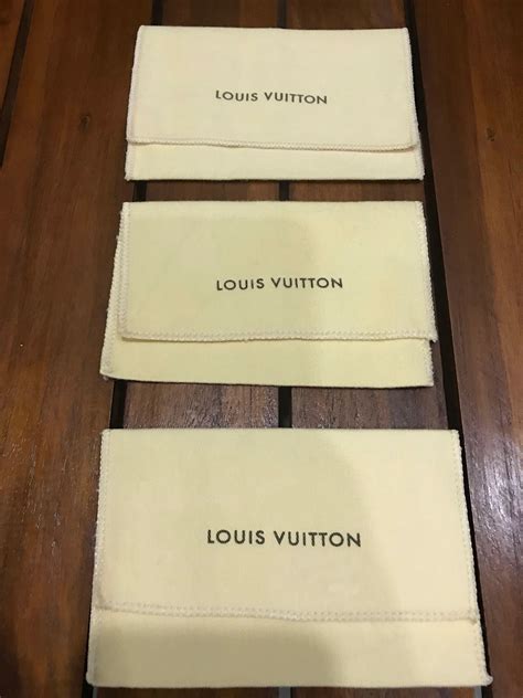 louis vuitton wallet dust bag